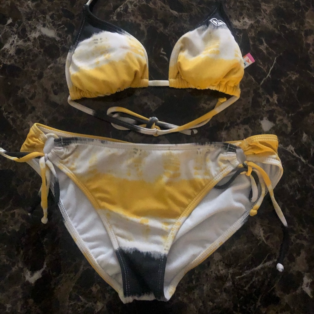 Two piece swim suit from Roxy.